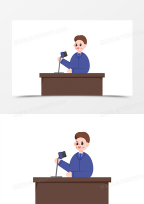 直播卡通图片素材