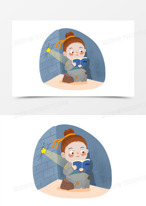 中国成语故事盲人摸象元素130卡通古代负荆请罪成语故事素材120手绘