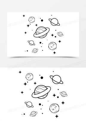 星星简笔素材_星星简笔图片_星星简笔素材图片下载_熊猫办公