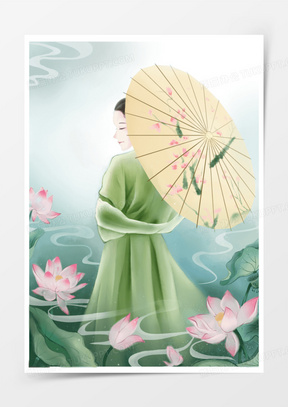 伞的图片唯美古风卡通动漫_伞的图片创意设计图下载_熊猫办公