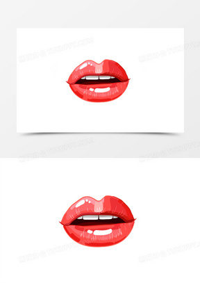 嘴唇印符号图案大全