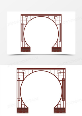 古代屏风图案简笔画图片