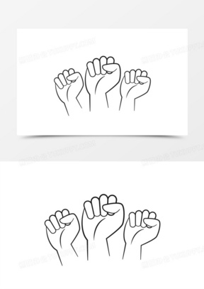 加油手势图片大全励志图片