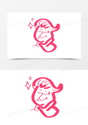 自信的图片卡通人物