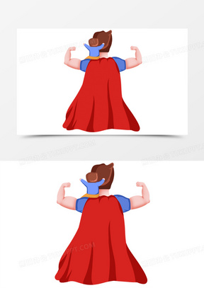 超人卡通图片可爱头像下载_超人卡通图片大全霸气帅气素材下载_熊猫