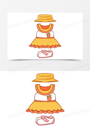 婴童服饰图片简笔画