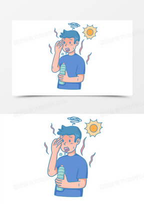 眩晕卡通人物图片高清