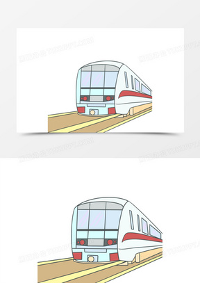 地铁站卡通简笔画图片