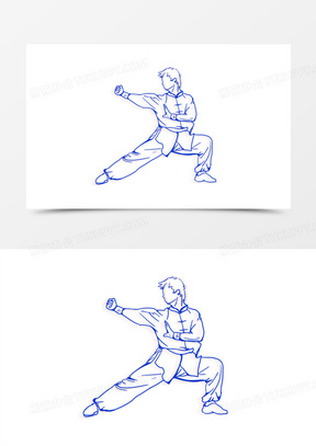 武术图片大全大图漂亮_武术图片卡通简笔画可爱下载_熊猫办公