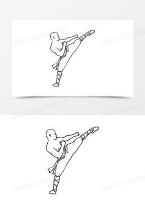 中国功夫图片卡通可爱头像