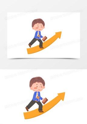 上楼爬楼梯图片卡通