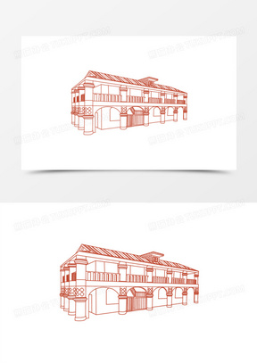 遵义会址图片高清下载_遵义会址图片画简笔画_熊猫办公