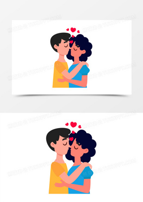 接吻的图片头像大全_接吻的图片图库_熊猫办公