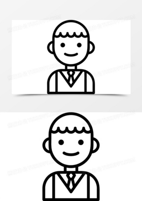 学生图标90矢量儿童头像991情侣头像182手绘卡通矢量小孩学生边框素材