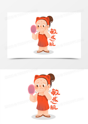 敏感肌皮肤图片大图