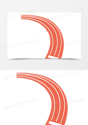 跑道图片卡通简笔画大全