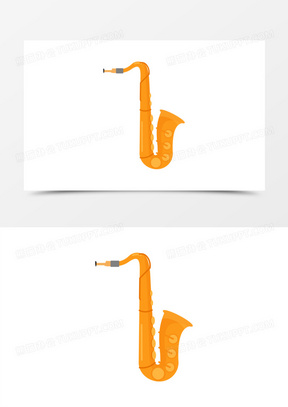 卡通矢量小号免抠元素