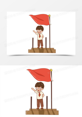 教学画升国旗图片高清大图