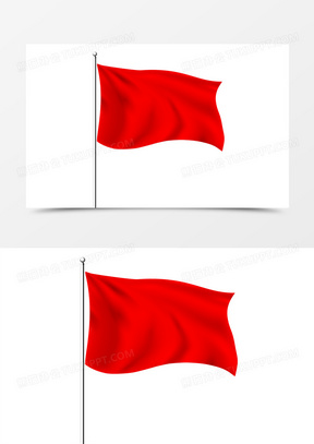 旗帜飘动免费模板图图片