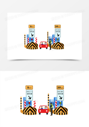 收费站设计图片大全高清