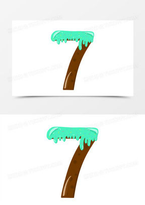 数字7图片卡通可爱_数字7图片创意图片素材下载_熊猫办公