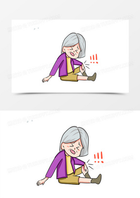 251脑白金老年人270老年人的聚会420手绘卡通老年人买补充保险场景