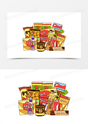 零食礼包海报设计图片大全集_熊猫办公