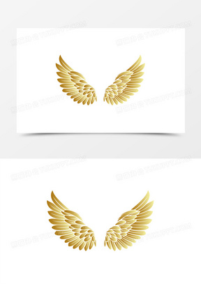 金色翅膀图片霸气头像