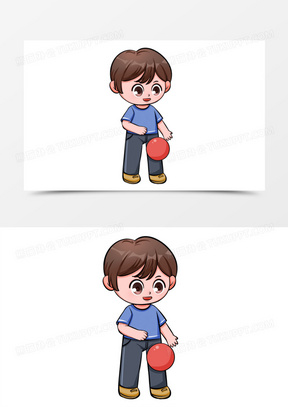 花皮球图片卡通高清