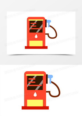 30矢量卡通单人给汽车加油加油站场景素材180卡通矢量在加油站给汽车