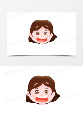 开心笑脸图片大全唯美人物_熊猫办公