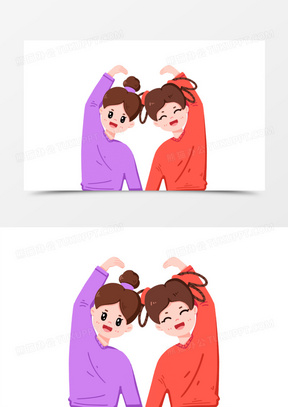 比心的手势符号可复制图案