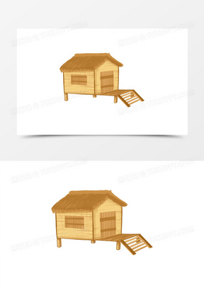 破旧的茅屋图片大全_熊猫办公