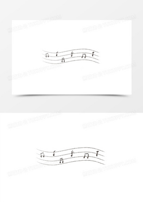 音乐五线谱图片唯美高清_熊猫办公