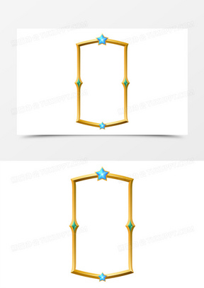 矢量卡通卡牌框素材
