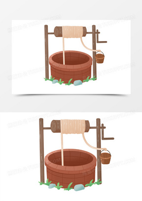 水井怎么画简单好看图片