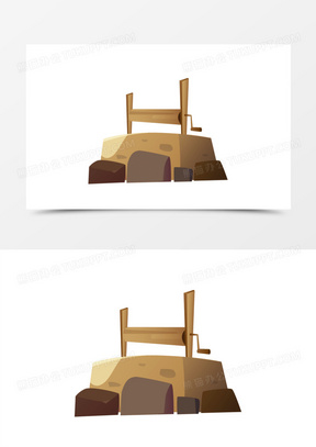 古代水井图片高清卡通