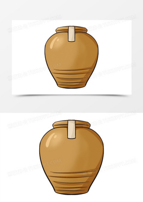 古代酒坛子图片高清卡通