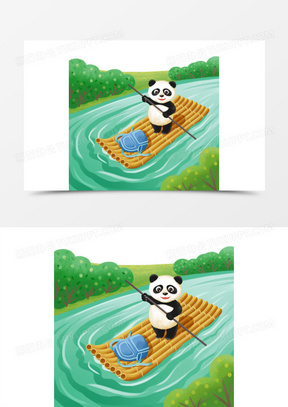 古代木筏图片高清