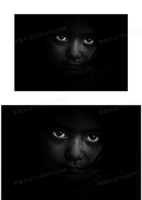 黑白 黑暗的 眼睛