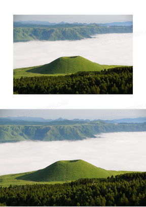 雲景 霧 森林