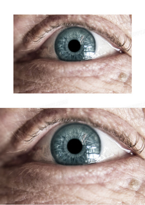 蓝色眼睛图片素材