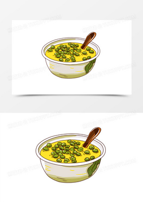 冰镇绿豆汤图片海报