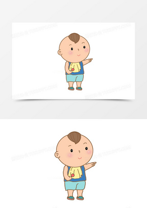 卡通小男孩293矢量卡通宝宝长高了492卡通宝宝相册背景素材201卡通