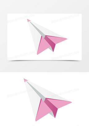 纸飞机矢量精美装饰元素