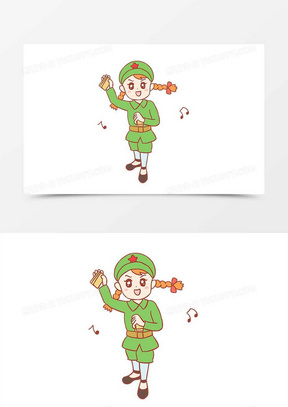 卡通人手图片素材