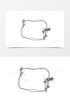 竹子边框图片素材