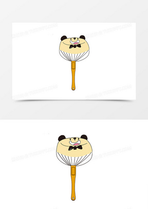 卡通扇子图片素材