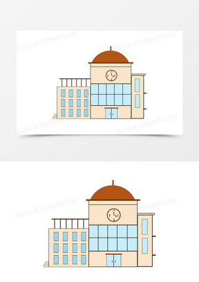 卡通学校图片素材