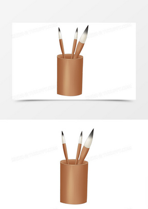 笔筒图片大全简笔画卡通_熊猫办公